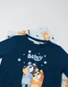 Vanilla Underground Bluey Kids Navy 'Family' Long Pyjama Set (18mnths-7yrs) - Age 3-4 Years Image 3