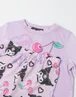 Vanilla Underground Hello Kitty Kuromi Girls Multicoloured Long Pyjama Set (3-14yrs) - Age 5-6 Years Image 4