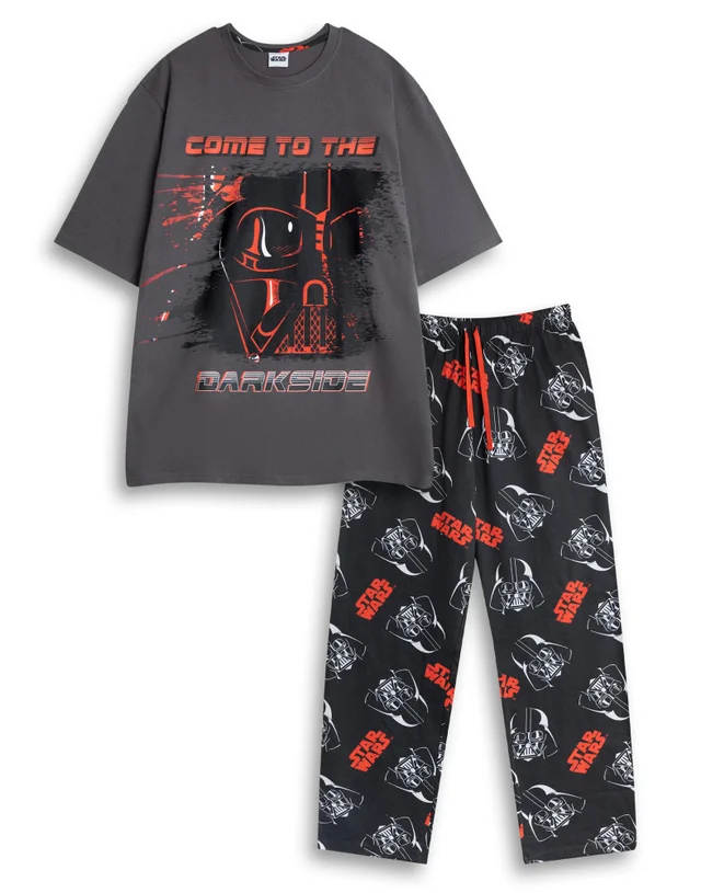 Vanilla Underground Star Wars Darth Vader Adults Black Pyjama Set