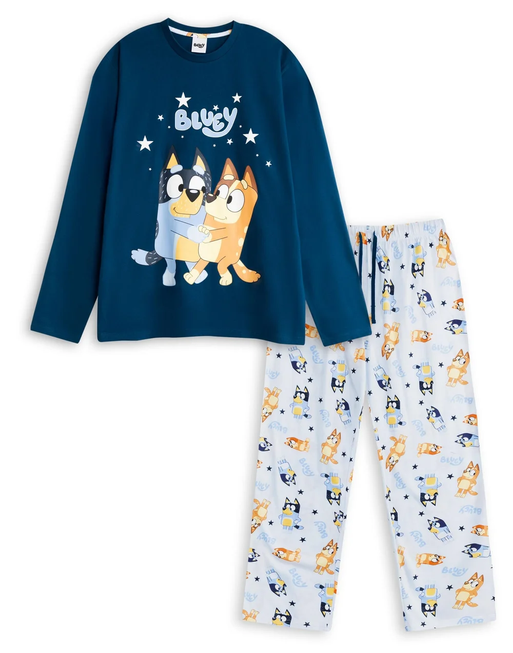 Vanilla Underground Bluey Family Adults Multicoloured Long Pyjama Set - XXL Image 1