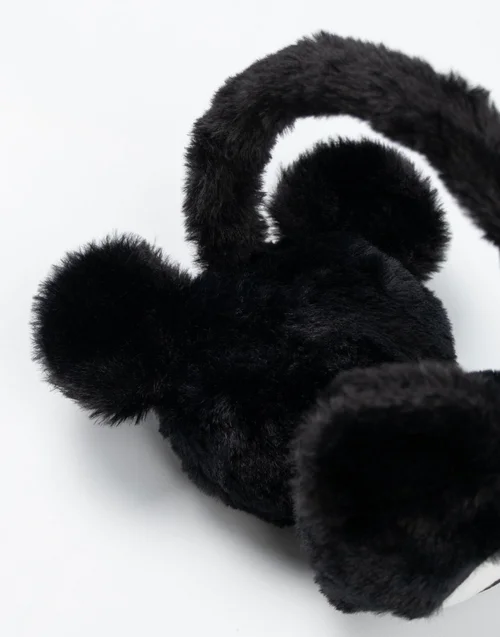 Vanilla Underground Disney Mickey Kids Black Earmuffs - One Size Image 2