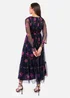 Anaya With Love Floral Faux Wrap Long Sleeve Midaxi Dress - 10 Image 2