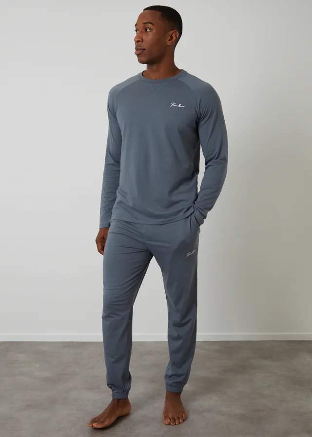Threadbare Grey Sweatshirt & Jogger Lounge Set