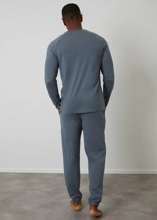 Threadbare Grey Sweatshirt & Jogger Lounge Set - Small Image 2