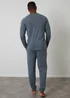 Threadbare Grey Sweatshirt & Jogger Lounge Set - Small Image 2