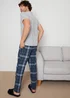 Threadbare Navy 2-Pack Short Sleeve Top & Check Pants Pyjama Sets - XXL Image 3