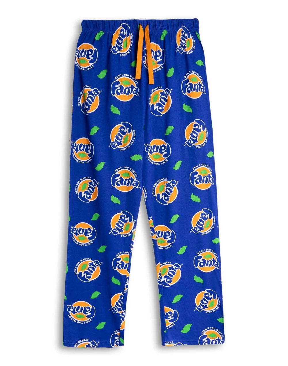 Vanilla Underground Coca Cola Fanta Logo Blue Lounge Pants - Extra Large Image 1