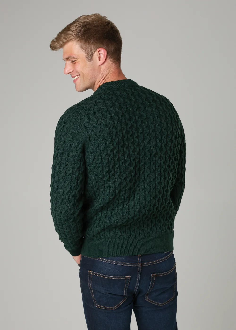 Tokyo Laundry Green Crew Neck Wool Blend Jumper - XL Image 2