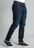 Tokyo Laundry Dark Blue Slim Fit Cotton Blend Jeans - 38/L32 Image 4
