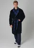 Tokyo Laundry Navy Plush Dressing Gown - Medium Image 1