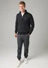 Tokyo Laundry Black Cotton Blend Quarter Zip Sweatshirt - XXL Image 3