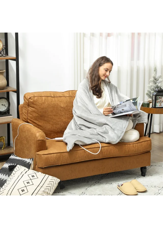 HOMCOM Electric Blanket, 24-42 Degrees Celsius 180L x 130W