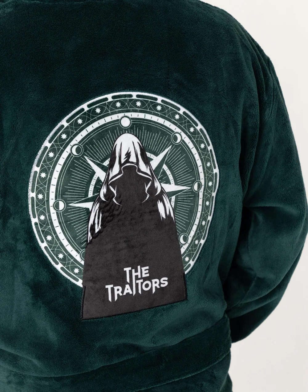 The Traitors Logo Green Hooded Bathrobe - Extra Large Image 4