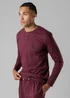 Tokyo Laundry Burgundy Cotton Crew Neck Pyjama Set - Medium Image 4