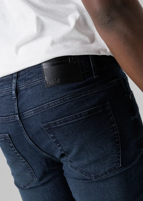 Tokyo Laundry Dark Blue Straight Fit Cotton Blend Jeans - 30/L32 Image 4