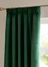 Furn The Ultimate Velvet Blackout Pencil Pleat Curtain Pair Emerald - 46W X 54D (117x137cm Image 5