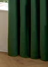 Furn The Ultimate Velvet Room Darkening Pencil Pleat Curtain Pair Emerald - 46W X 54D (117x137cm Image 5