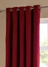 Furn The Ultimate Velvet Room Darkening Eyelet Curtain Pair Burgundy - 46W X 54D (117x137cm Image 4