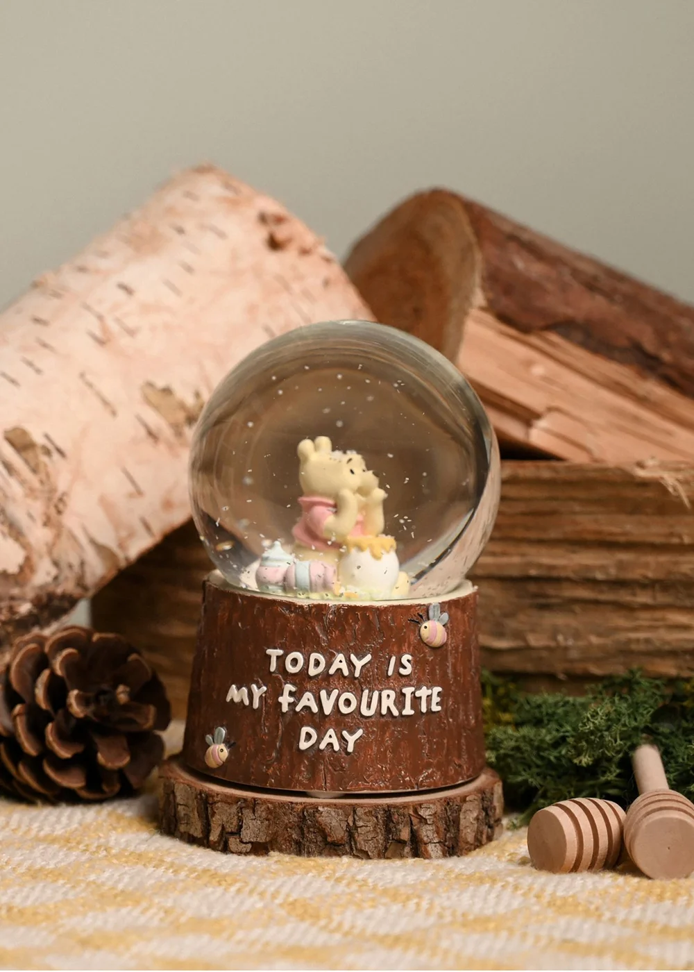 Disney Winnie The Pooh Resin Waterball - One Size Image 1