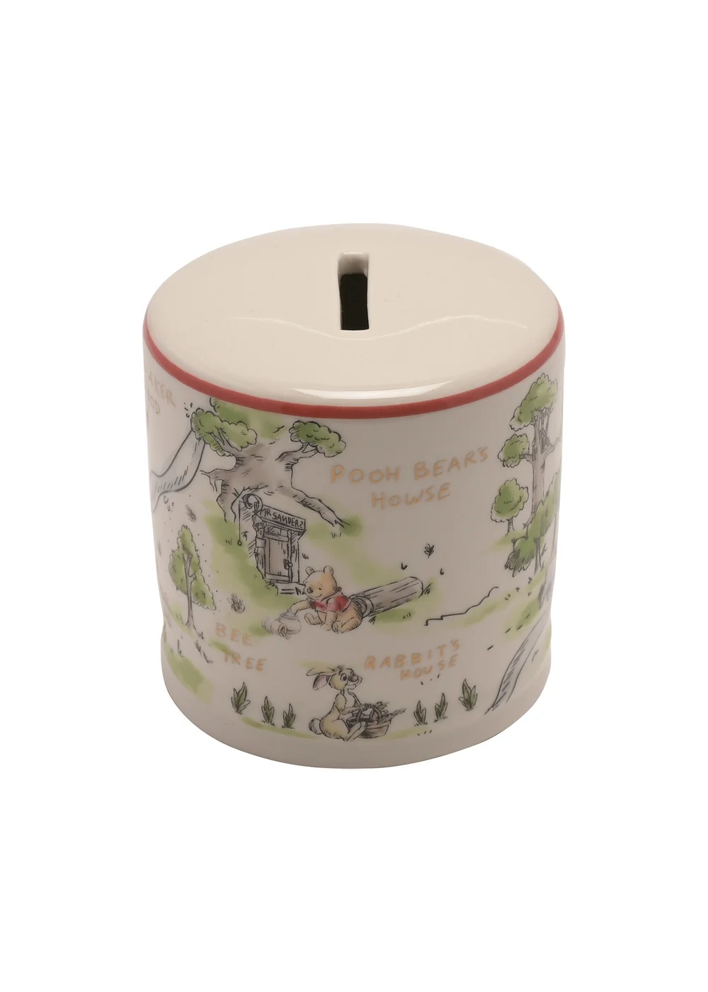 Disney Winnie The Pooh Ceramic Money Bank - One Size Image 2