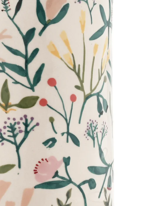 Hestia White Floral Vase - One Size Image 2