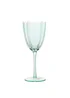Hestia Scallop Wine Glasses Green Set of 2 - One Size Image 2