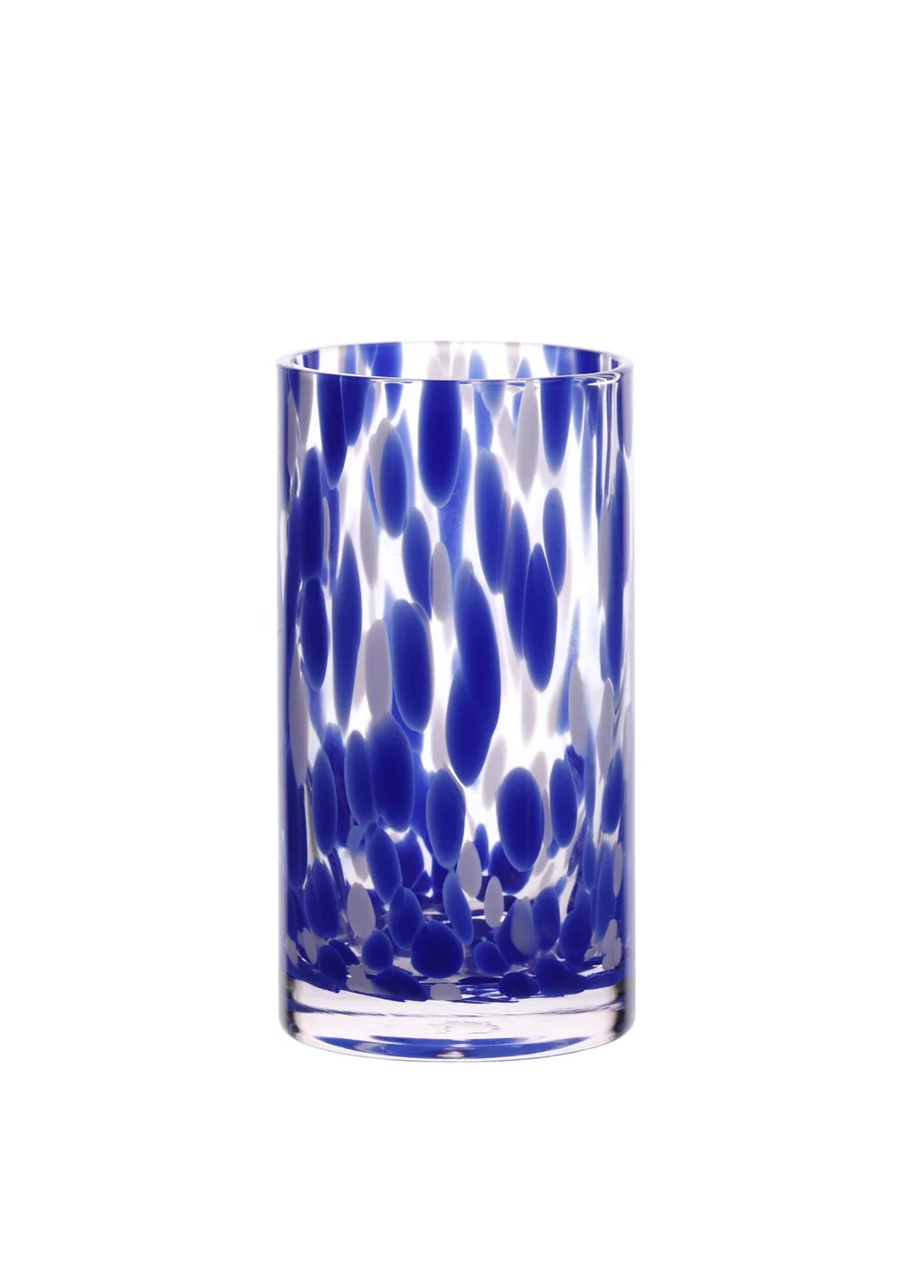 Hestia Blue Tortoise Shell Hi Ball Glasses Set of 2 - One Size Image 2