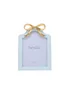Hestia Soft Blue with Gold Ribbon Photo Frame - One Size Image 2