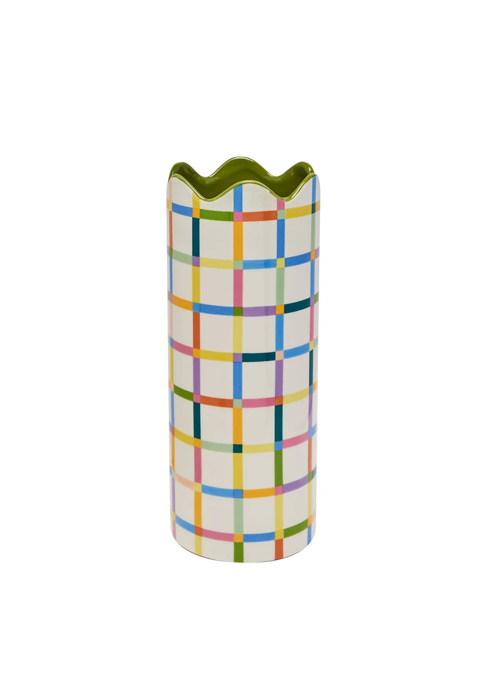 Raspberry Blossom Multi Coloured Vase - One Size Image 3