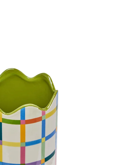 Raspberry Blossom Multi Coloured Vase - One Size Image 4