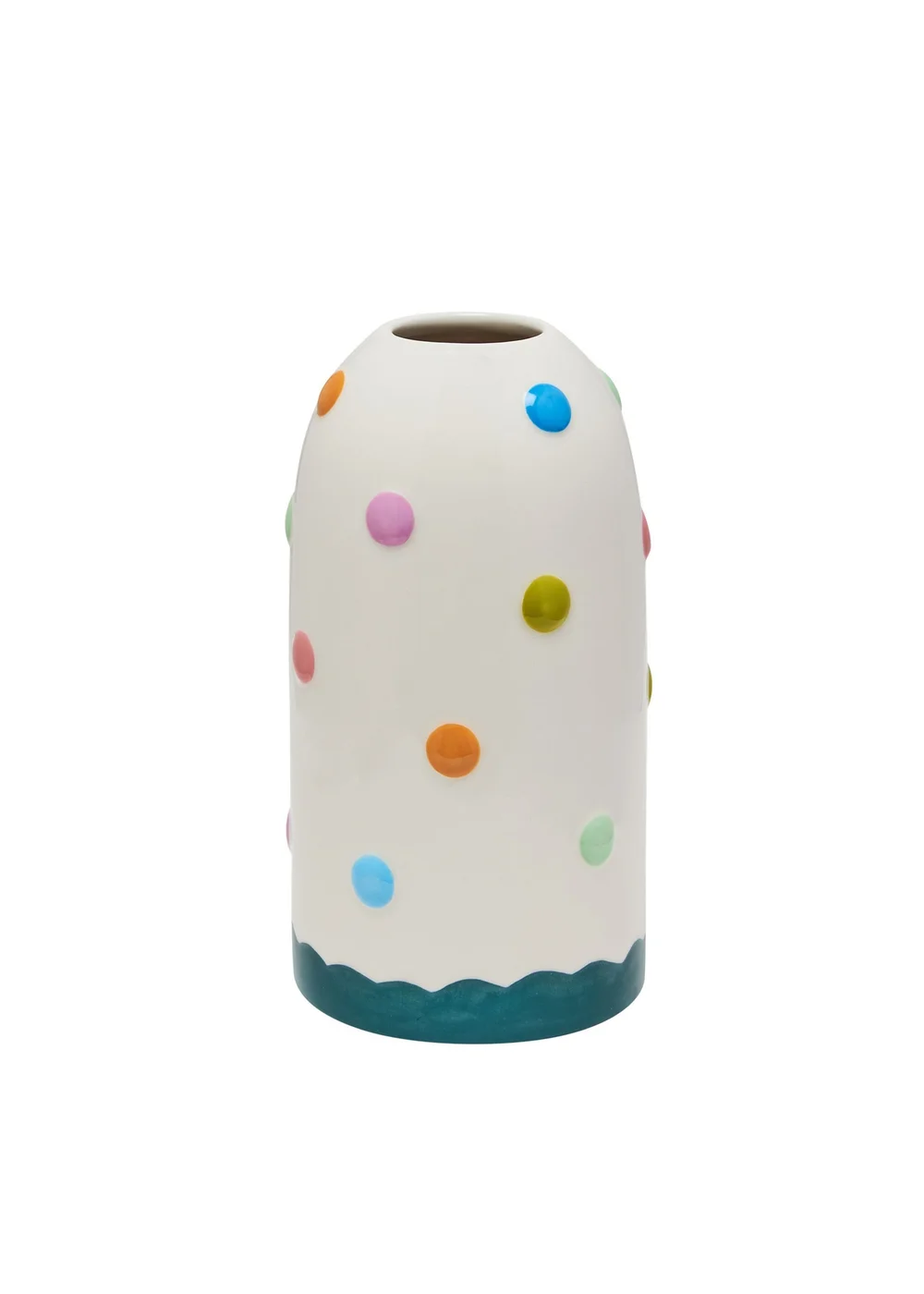 Raspberry Blossom Bobble Multi Coloured Vase - One Size Image 2