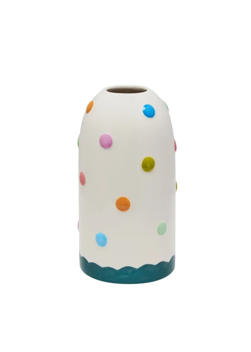 Raspberry Blossom Bobble Multi Coloured Vase - One Size Image 2