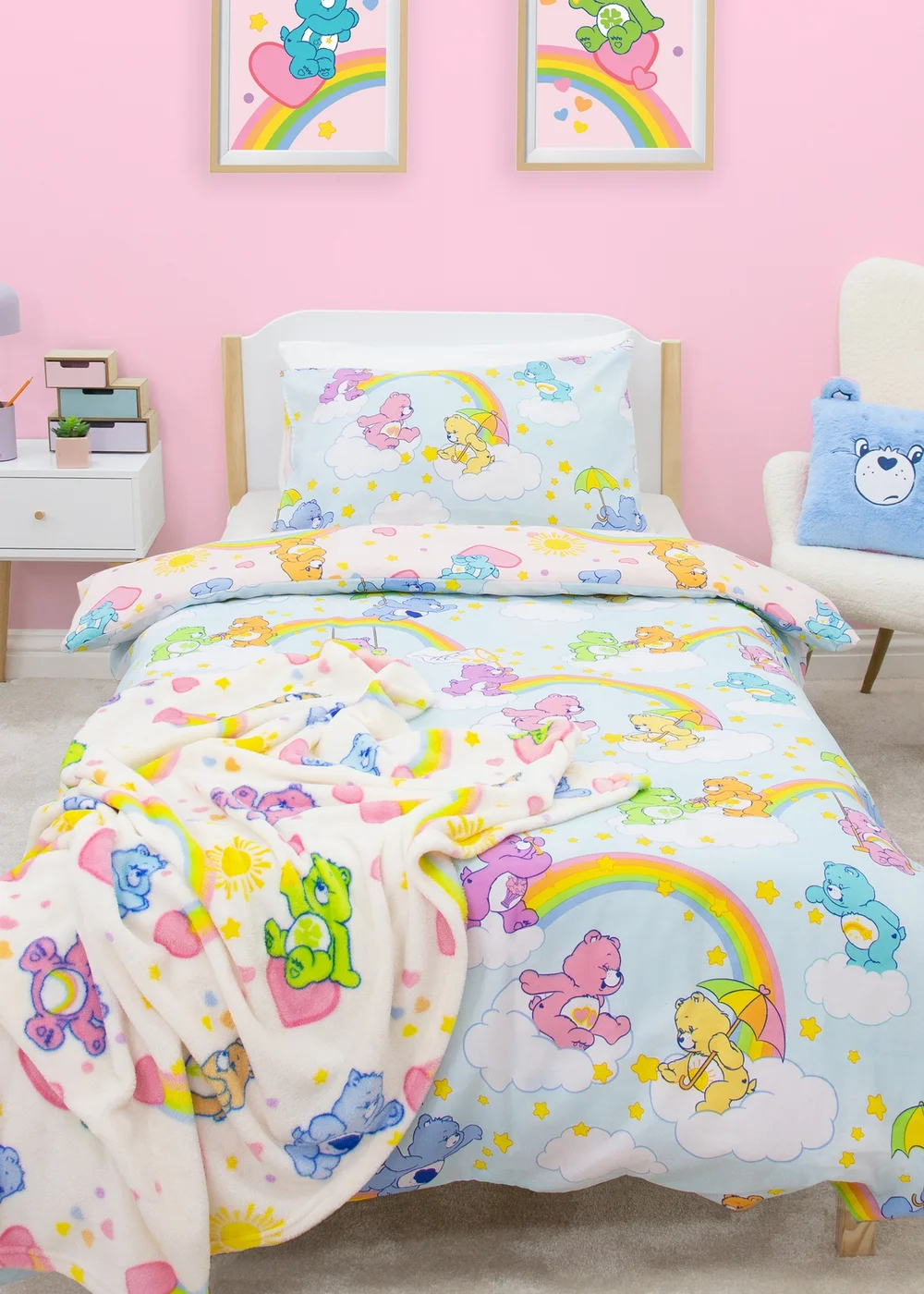 Care Bears Sunshine Multicolour Duvet Cover - Single Image 2