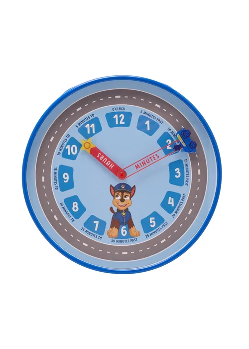 Paw Patrol Blue Chase Wall Clock - One Size Image 1