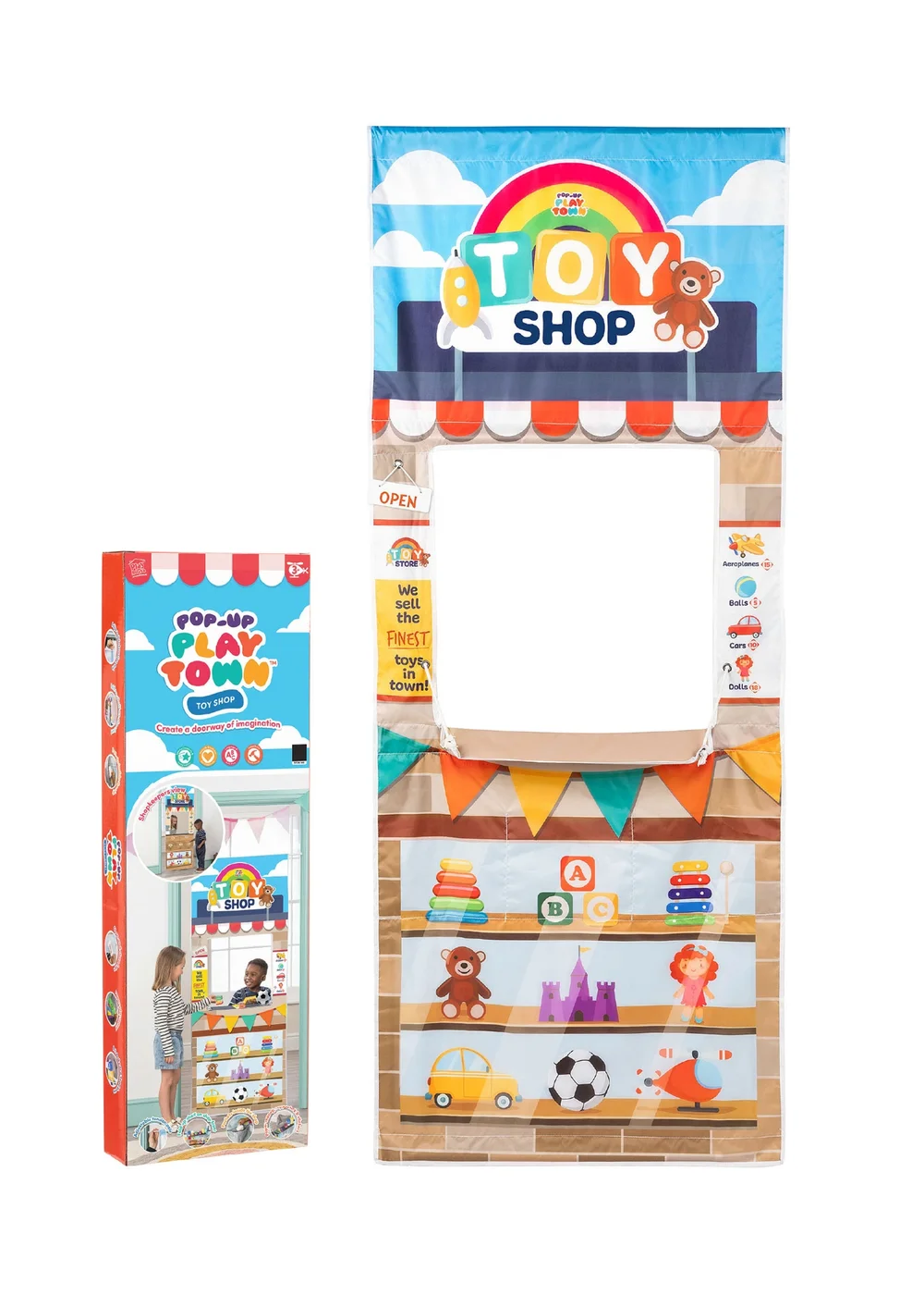 Toyrific Pop up Playtown Toy Shop Multicolour - One Size Image 1