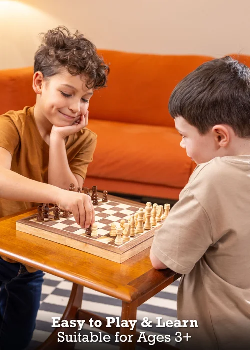 Toyrific Chess Folding Games Board - One Size Image 2