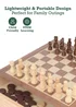 Toyrific 2 In 1 Chess & Draughts Brown - One Size Image 5