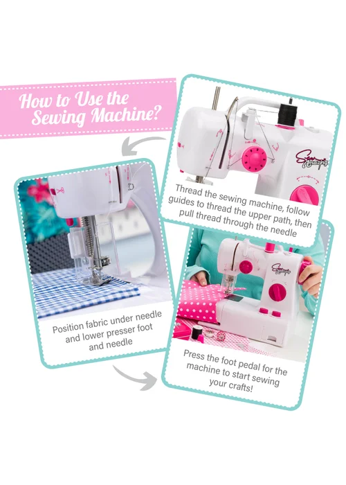 Toyrific Sew Amazing Sewing Studio White - One Size Image 4