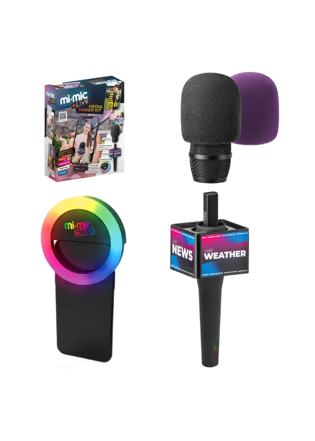 Toyrific Mi Mic Live Media Maker Kit Black