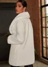 Chi Chi London Cream Plush Faux Fur Coat - 12 Image 4