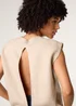 Blue Vanilla Beige Round Neck Vest - Size 18-20 Image 5