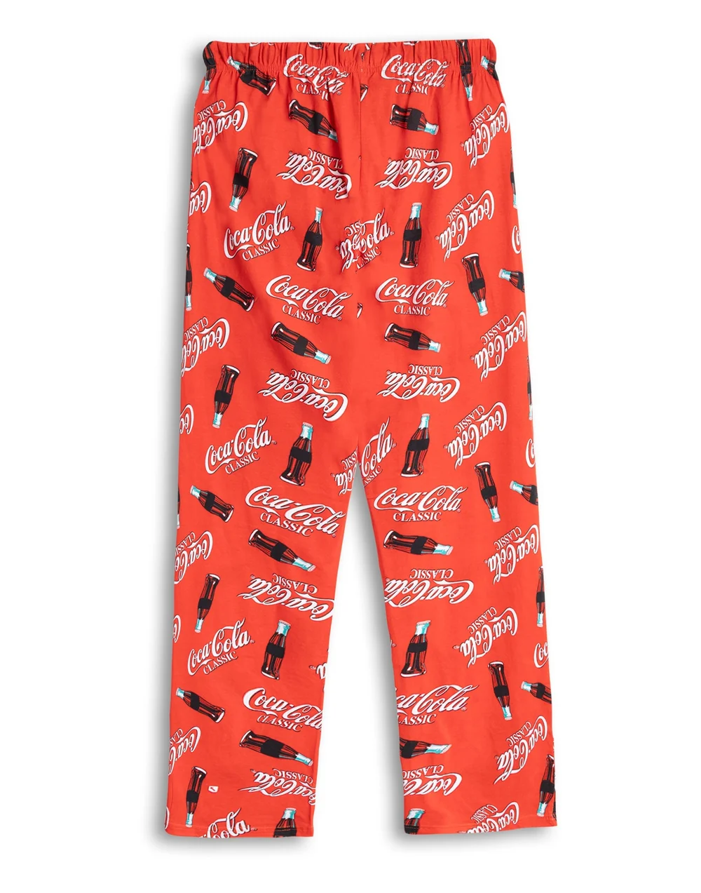 Vanilla Underground Coca Cola Logo Adults Red Lounge Pants - Extra Large Image 2