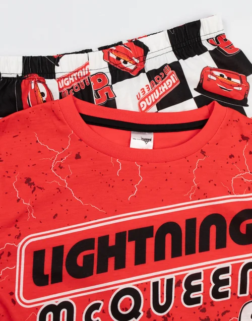 Vanilla Underground Disney CARS Kids Red Long Pyjama Set (5-14yrs) - Age 11-12 Years Image 3