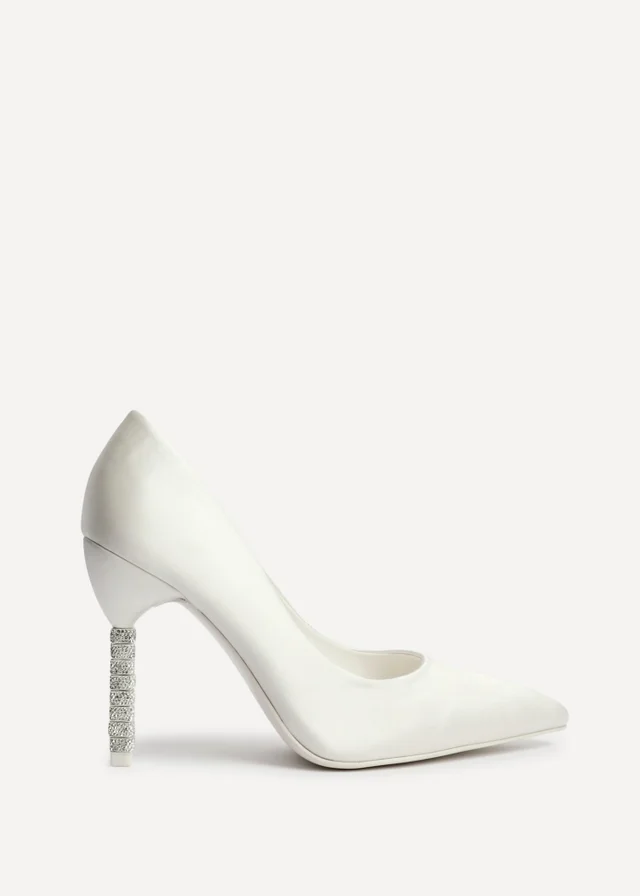 Linzi Adore Bridal Ivory Satin Classic Court