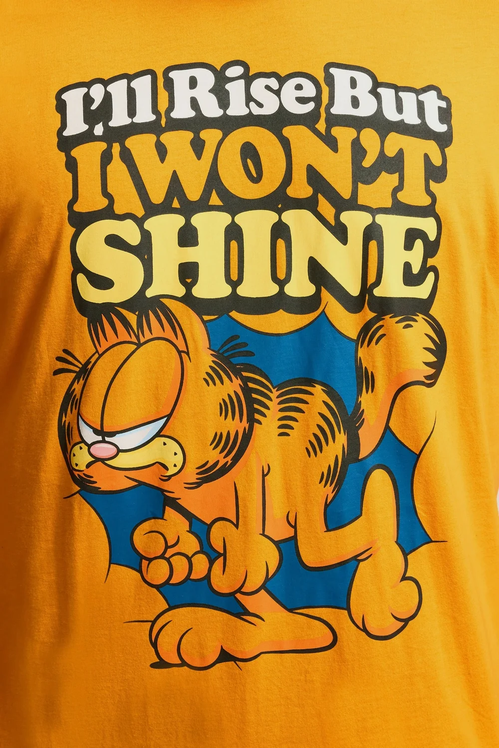 BadRhino Orange & Navy Blue Garfield Pyjama Set - 4XL Image 3