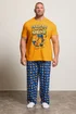 BadRhino Orange & Navy Blue Garfield Pyjama Set - 4XL Image 1