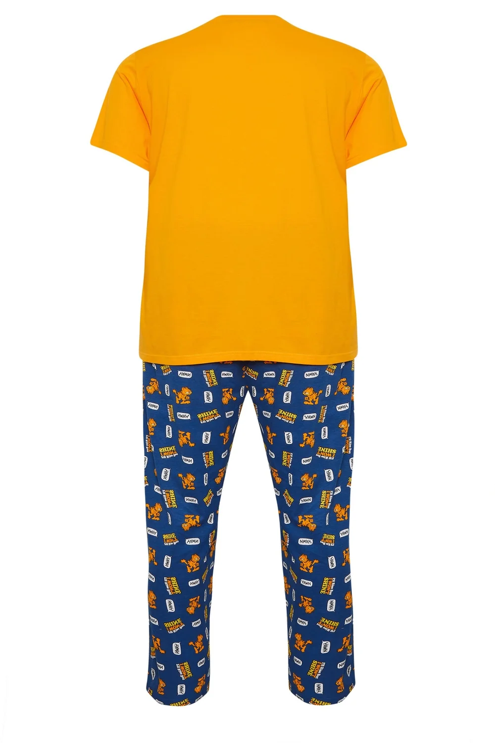 BadRhino Orange & Navy Blue Garfield Pyjama Set - 4XL Image 5