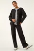 Roman Black Fleece Pocket Front Jacket - 10 Image 2