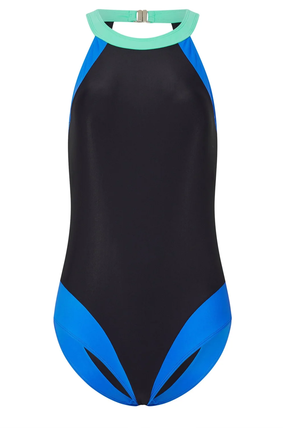 Long Tall Sally Black Colourblock Swimsuit - Size 20 Image 5