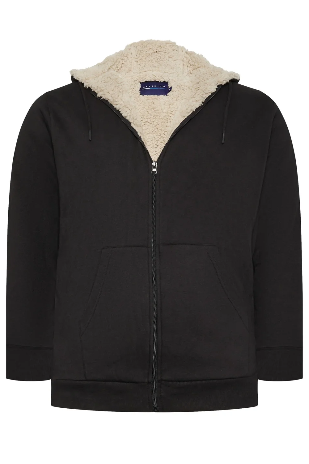 BadRhino Black Borg Zip Through Hoodie - 4XL Image 3